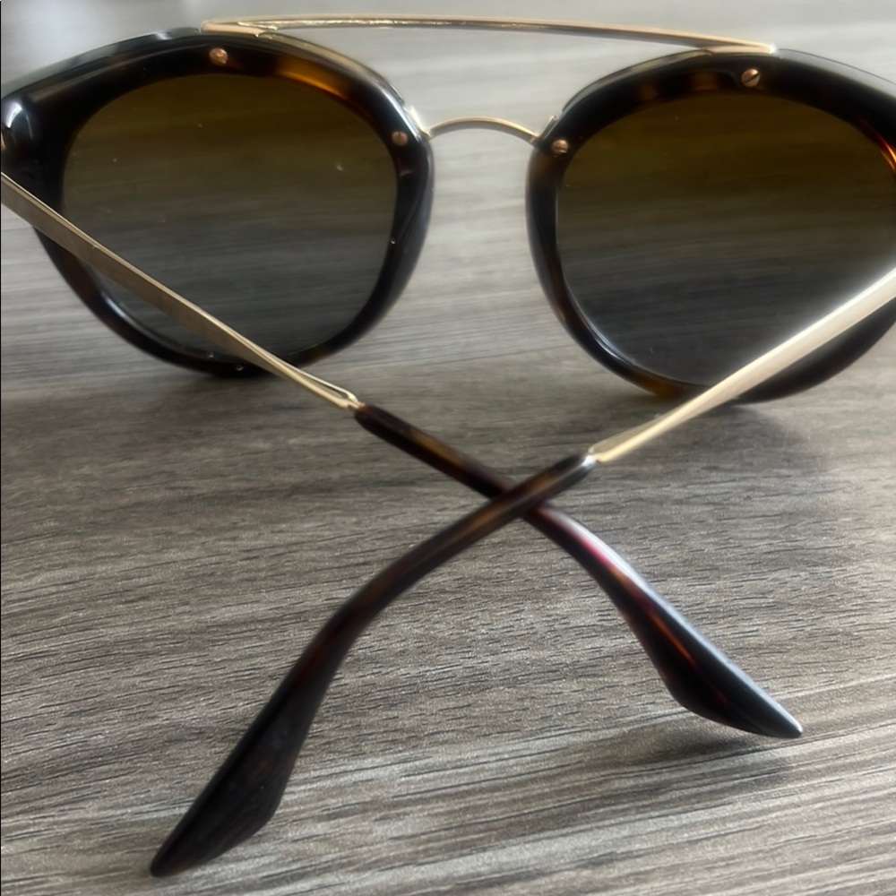 Prada SPR23S 52 22 2AU-6S1 140 3N Tortoise Shell Sunglasses - Picture 5 of 8
